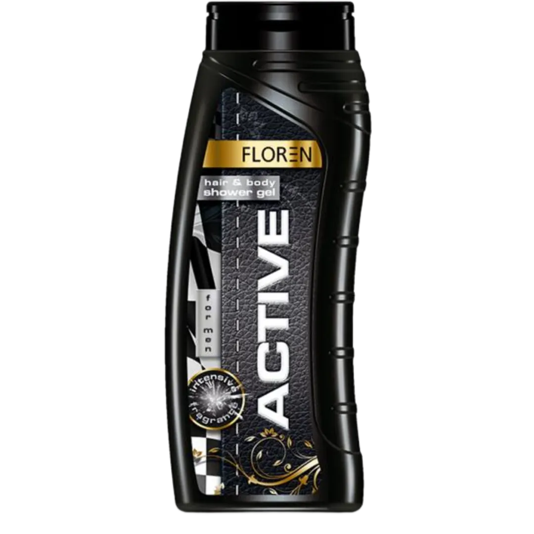 FLOREN Men Active 2in1 tusfürdő, 330 ml