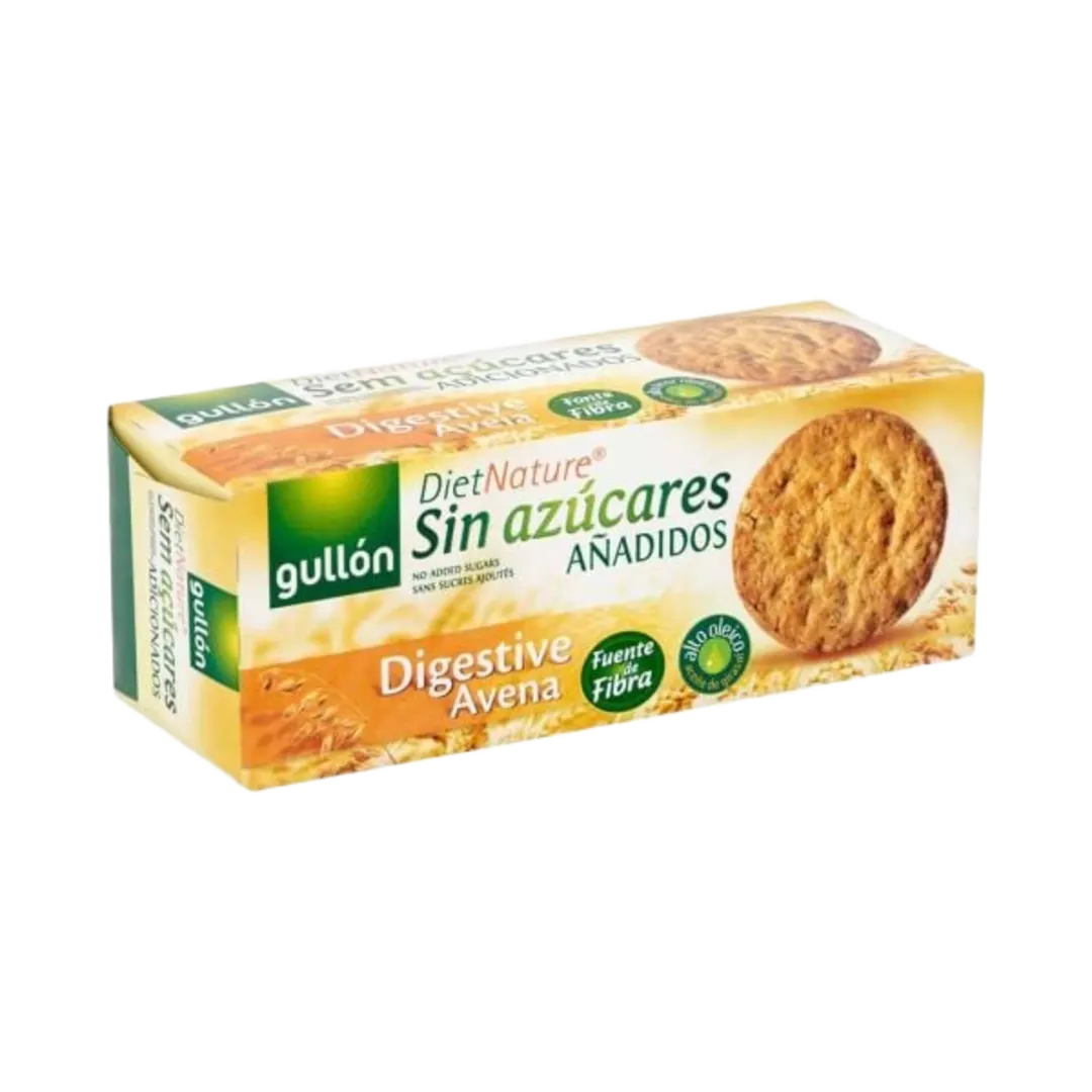 Gullón Zero Digestive Oaty zabkeksz édesítőszerrel, hozzáadott cukor nélkül 410 g