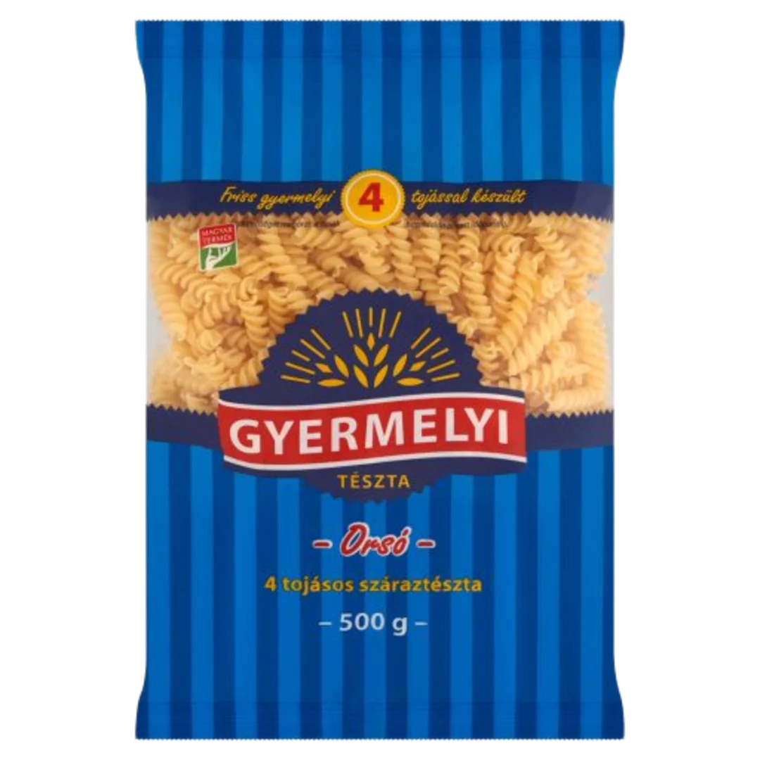 Gyermelyi orsó 4 tojásos száraztészta 500 g