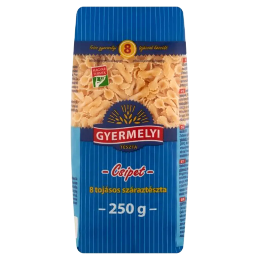 Gyermelyi csipet 8 tojásos száraztészta 250 g