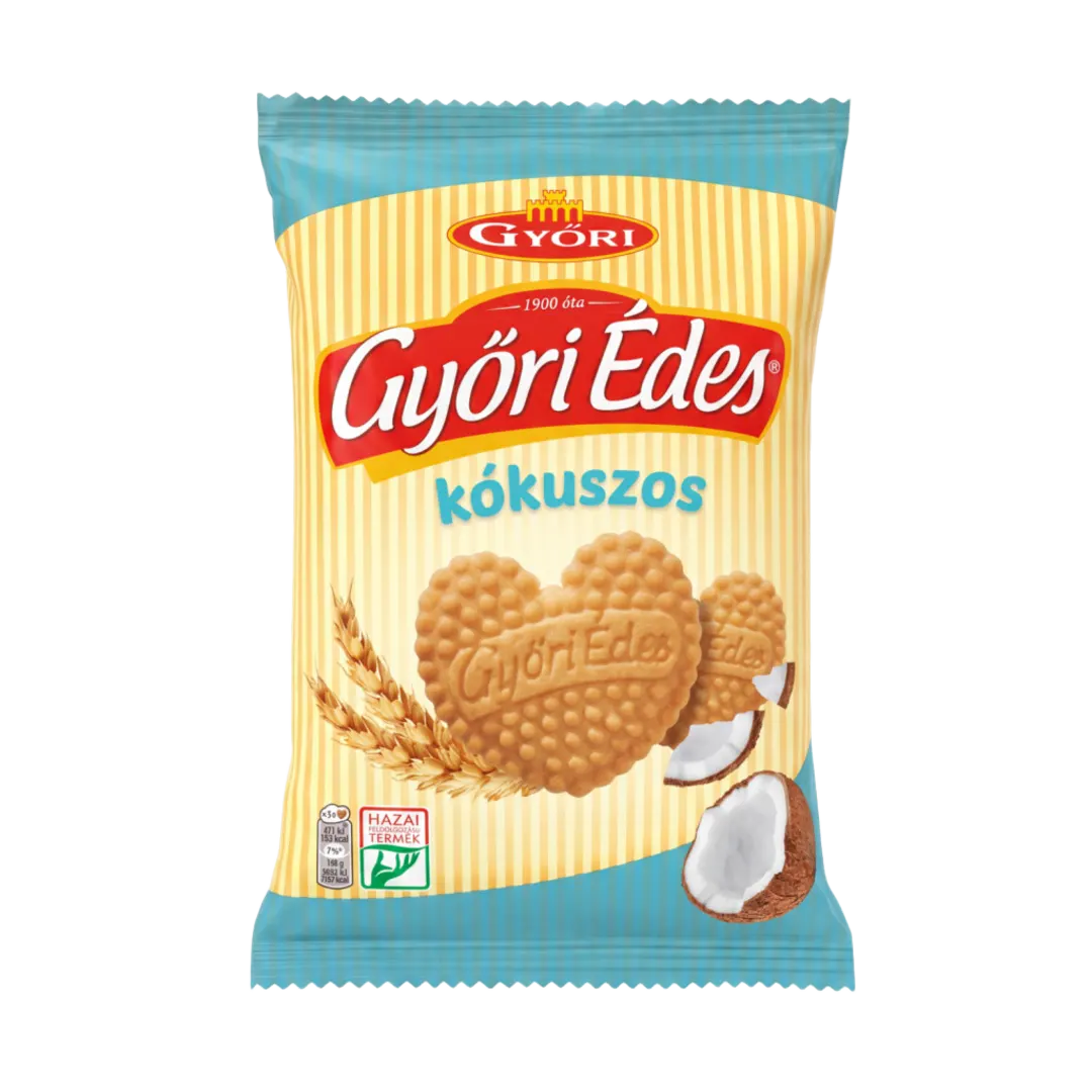 Győri Édes Kókuszos mézes omlós keksz 150 g