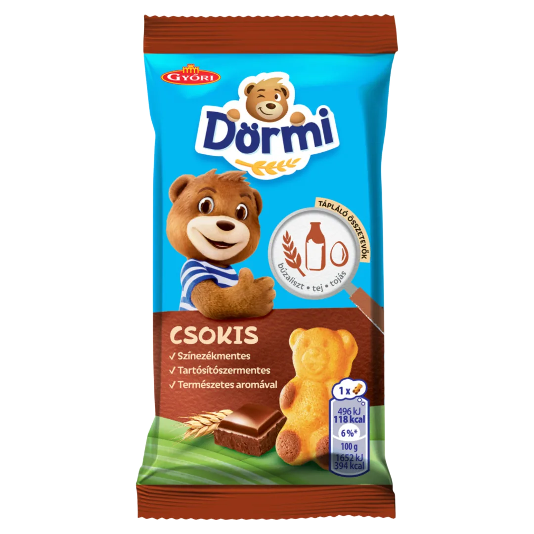 Győri Dörmi kakaós krémmel töltött piskóta 30 g