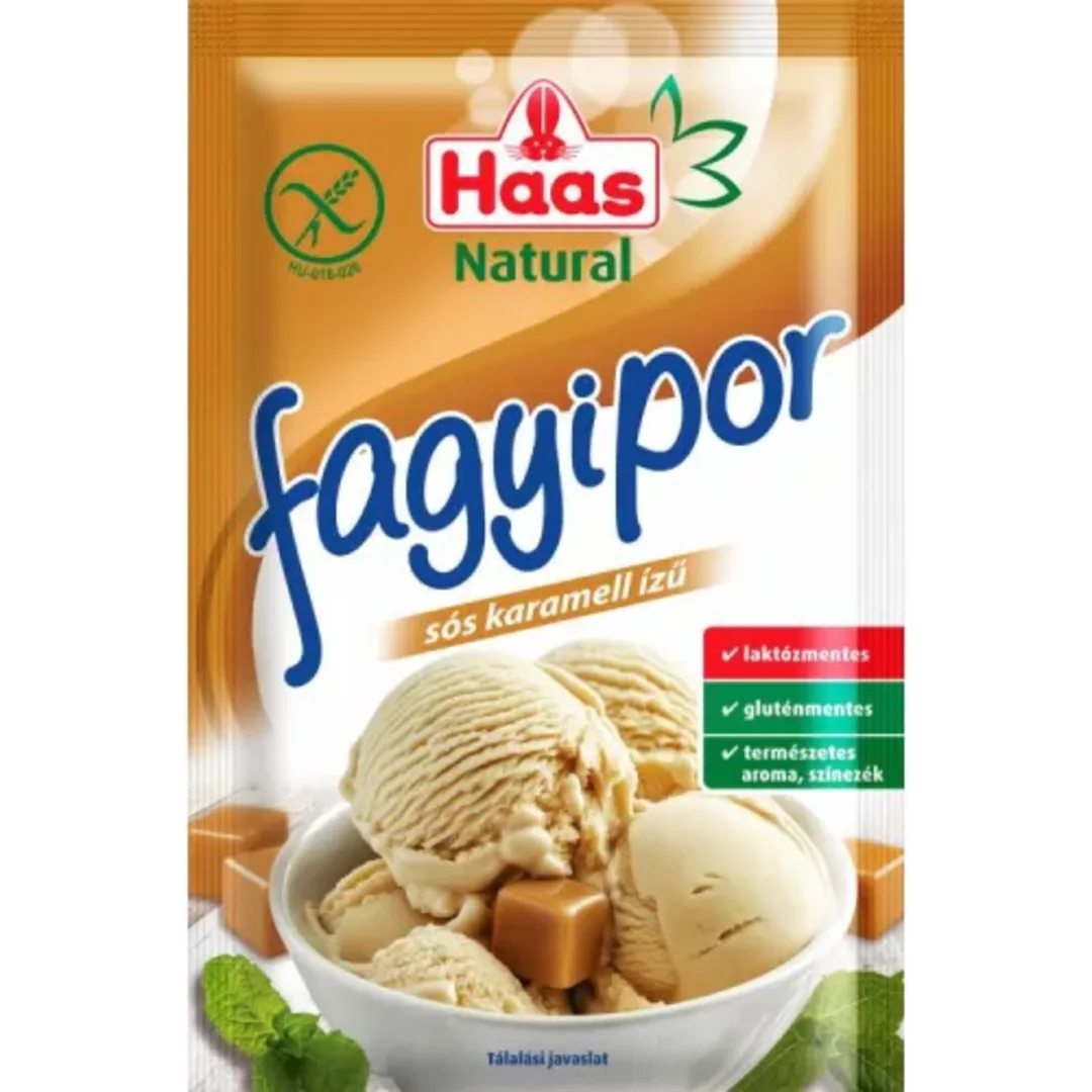 HAAS FAGYIPOR 61G GLUTÉNMENTES SÓS KARAMELLA