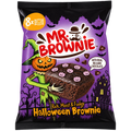 Mr. Brownie Halloween brownie belga csokoládé darabokkal, színes cukorka szórással
