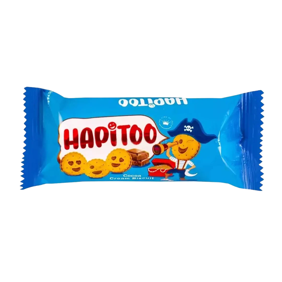 Hapitoo kakaós töltelékű keksz 52 g