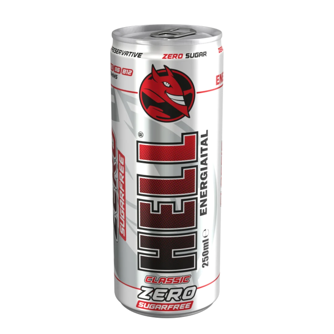 HELL Zero cukormentes tuttifrutti ízű szénsavas energiaital DRS 250 ml