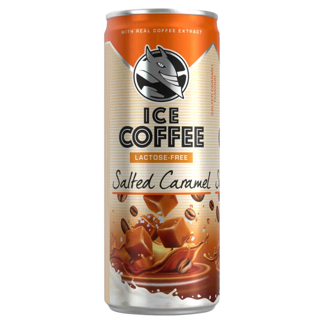HELL Ice Coffee Salted Caramel laktózmentes sós karamell ízű jegeskávé DRS 250 ml