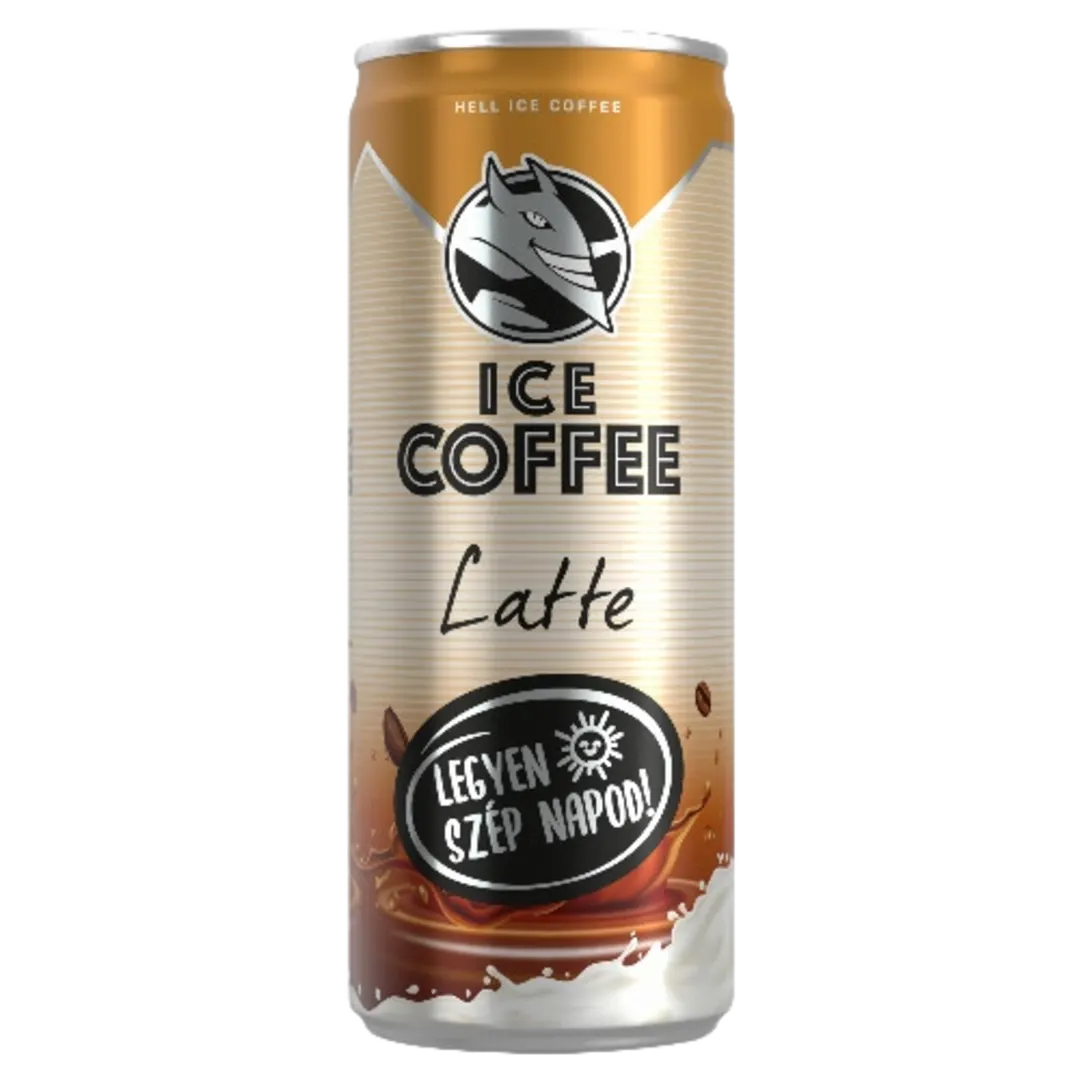 HELL Ice Coffee Latte jegeskávé DRS 250 ml