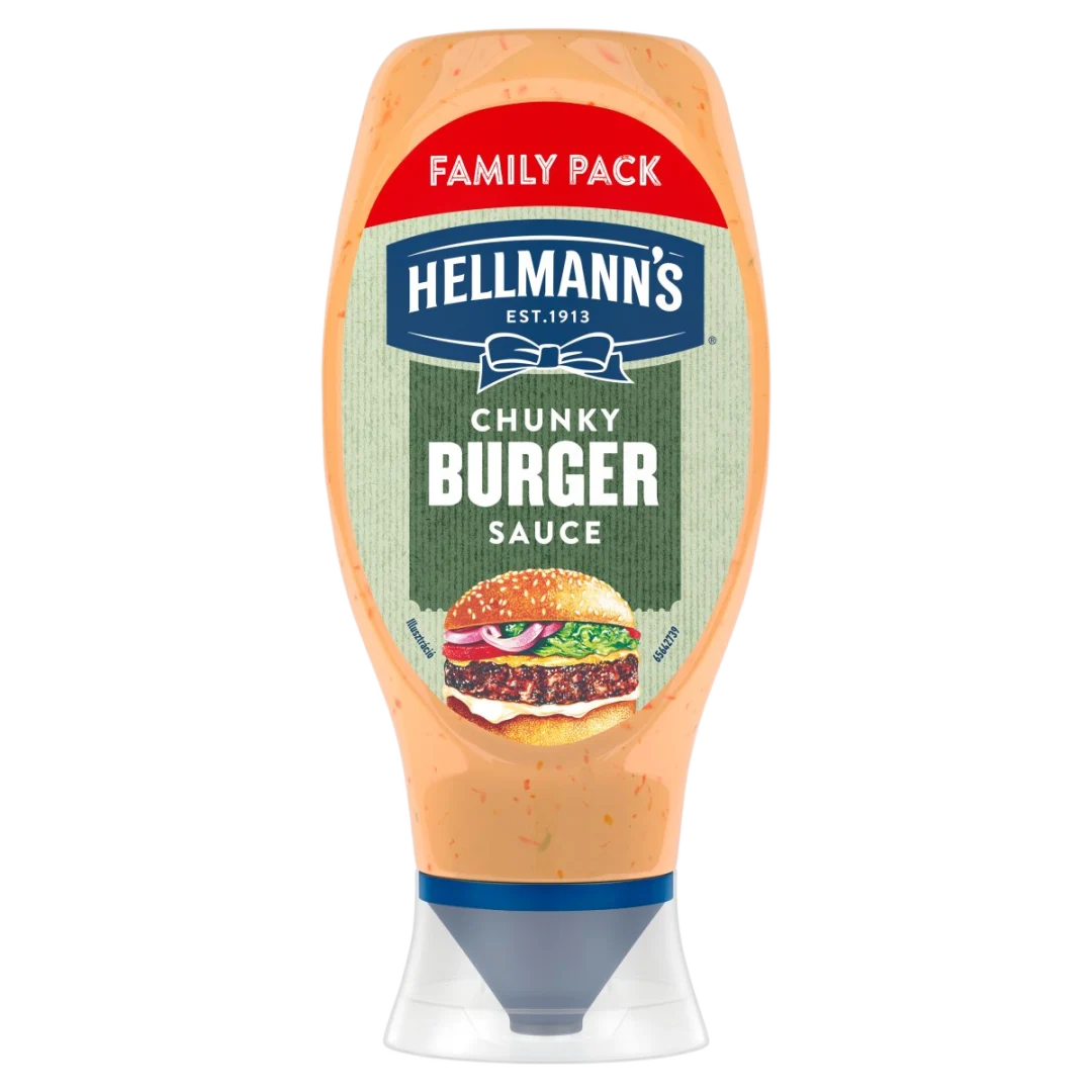 HELLMANN'S SZÓSZ 434G CHUNKY BURGER