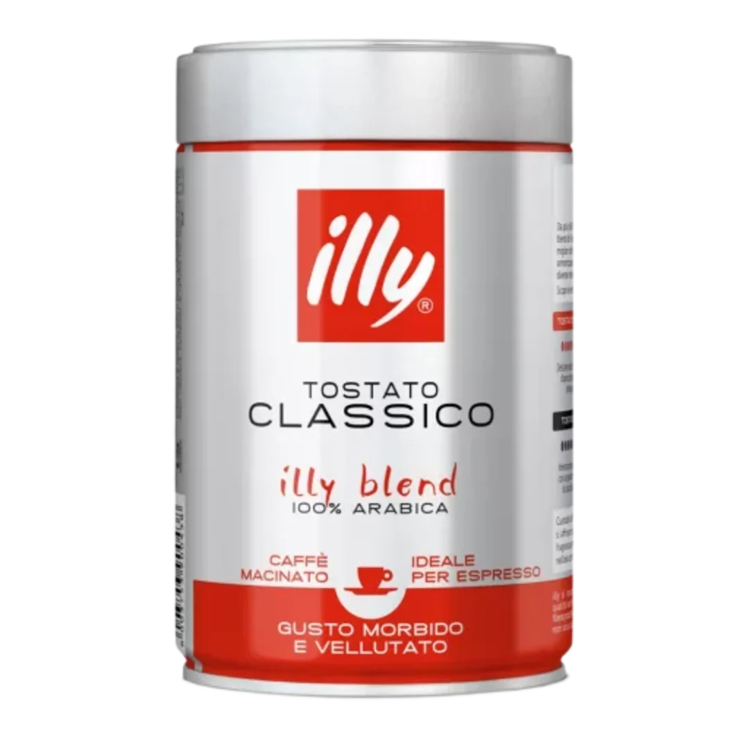 illy Classico közepes pörkölésű őrölt 100% Arabica kávé 250 g