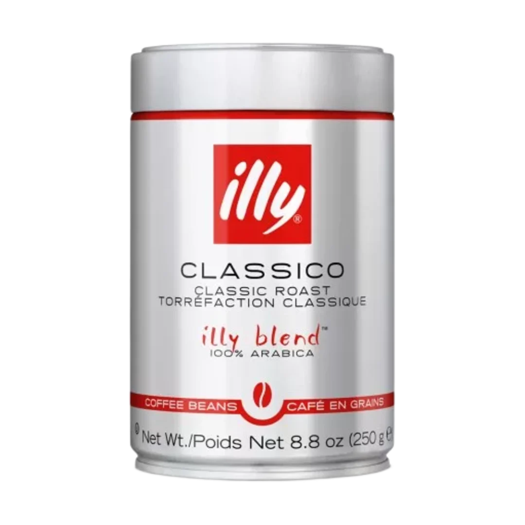 illy Classico közepes pörkölésű szemes 100% Arabica kávé 250 g