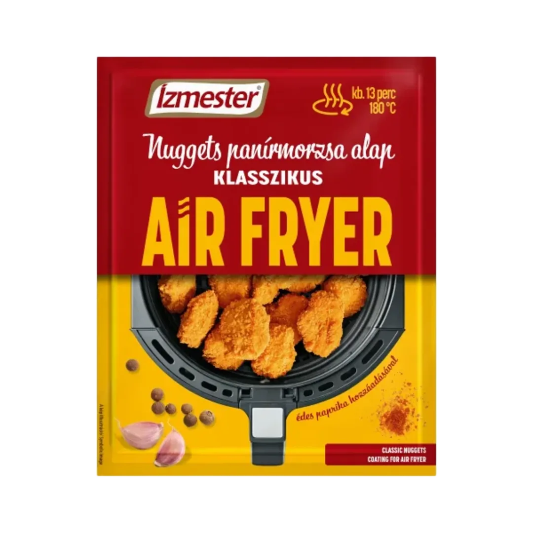 ÍZMESTER AIR FRYER FŰSZER 68G NUGGETS PANÍRMORZSA FŰSZER