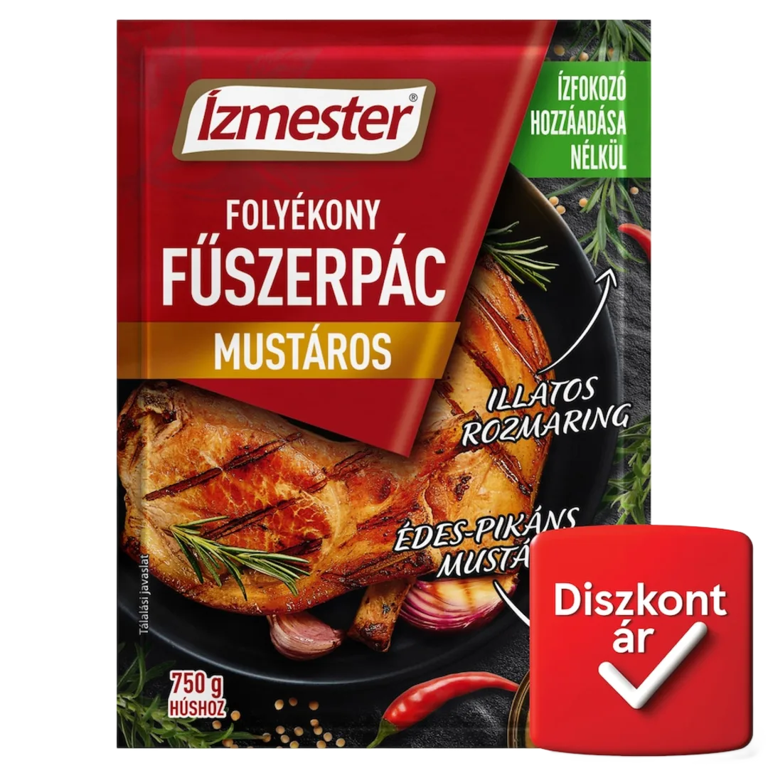 Ízmester mustáros grill folyékony fűszerpác 80 ml