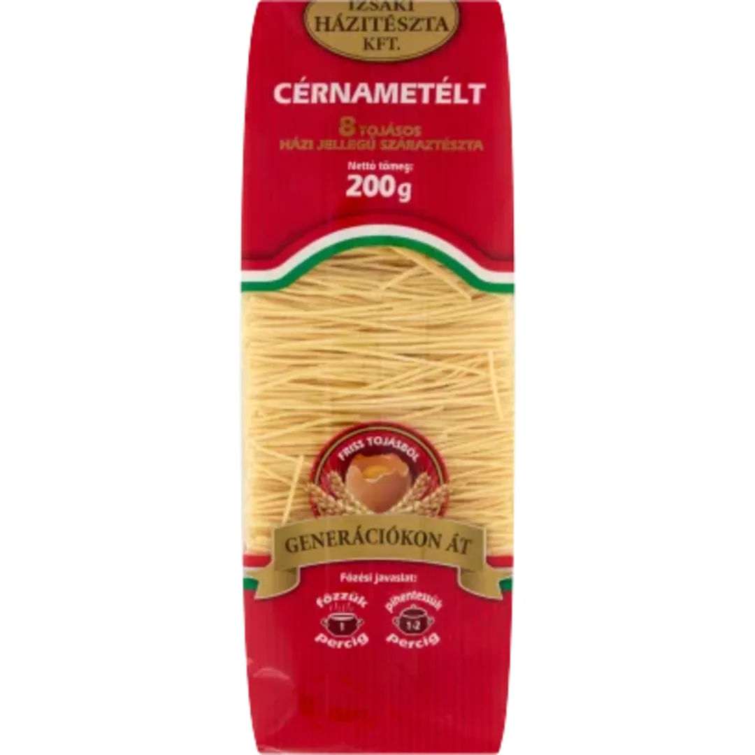 Izsáki Házitészta betűtészta 8 tojásos száraztészta 200 g