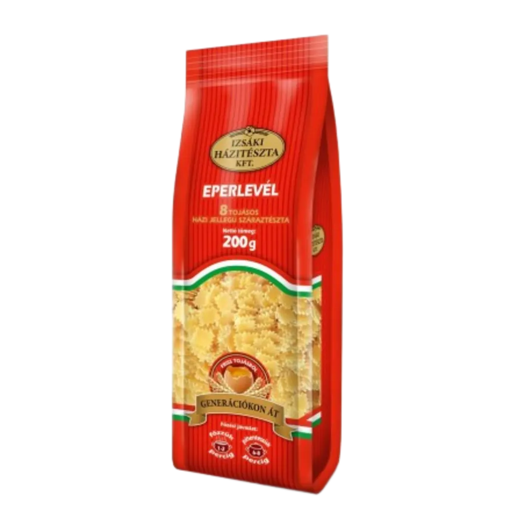 Izsáki Házitészta eperlevél 8 tojásos száraztészta 200 g