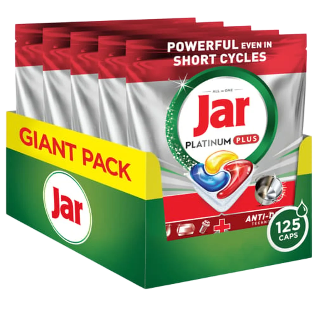 Jar Platinum All in One Lemon mosogatógép-kapszula - 125 db