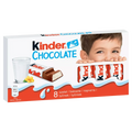 Kinder Chocolate tejcsokoládé szelet tejes krémmel töltve 8 db (100 g)