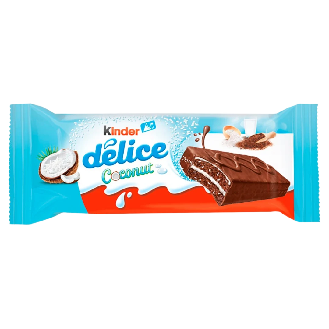 Kinder Délice Coconut kókuszkrémmel töltött kakaós piskóta 37 g