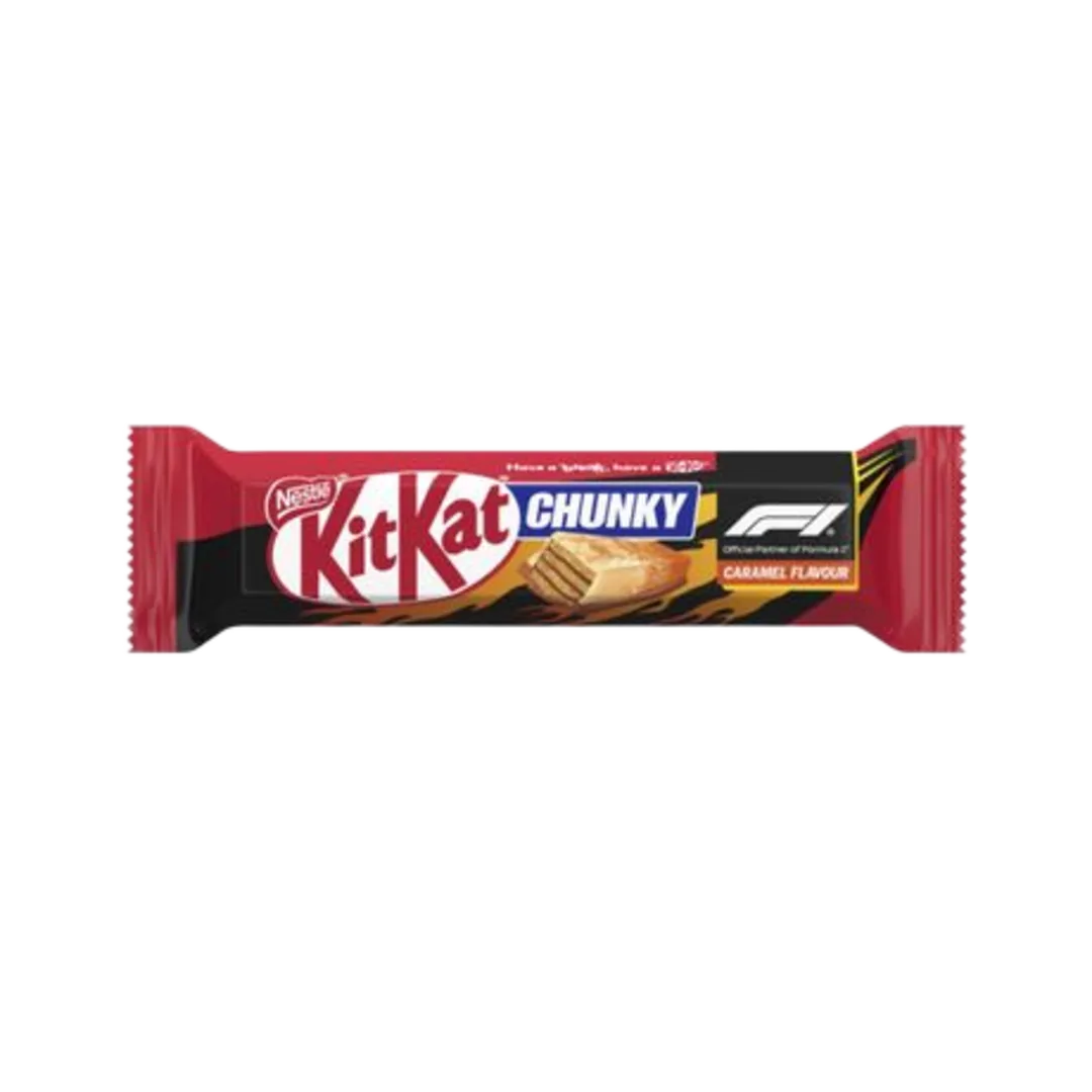 KitKat Chunky F1 karamellízű bevonóban és tejcsokoládéban ropogós ostya 40 g