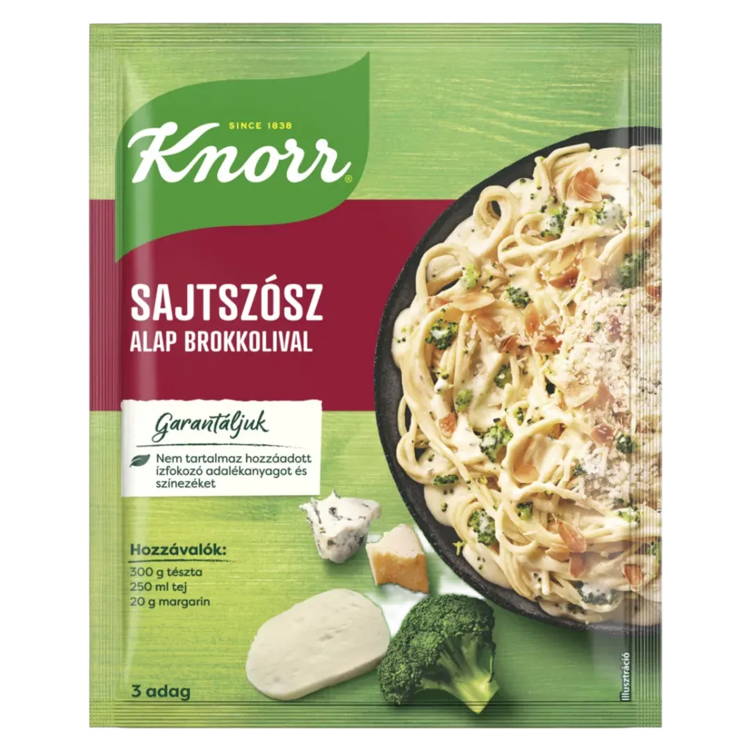 Knorr sajtszósz alap brokkolival 29 g
