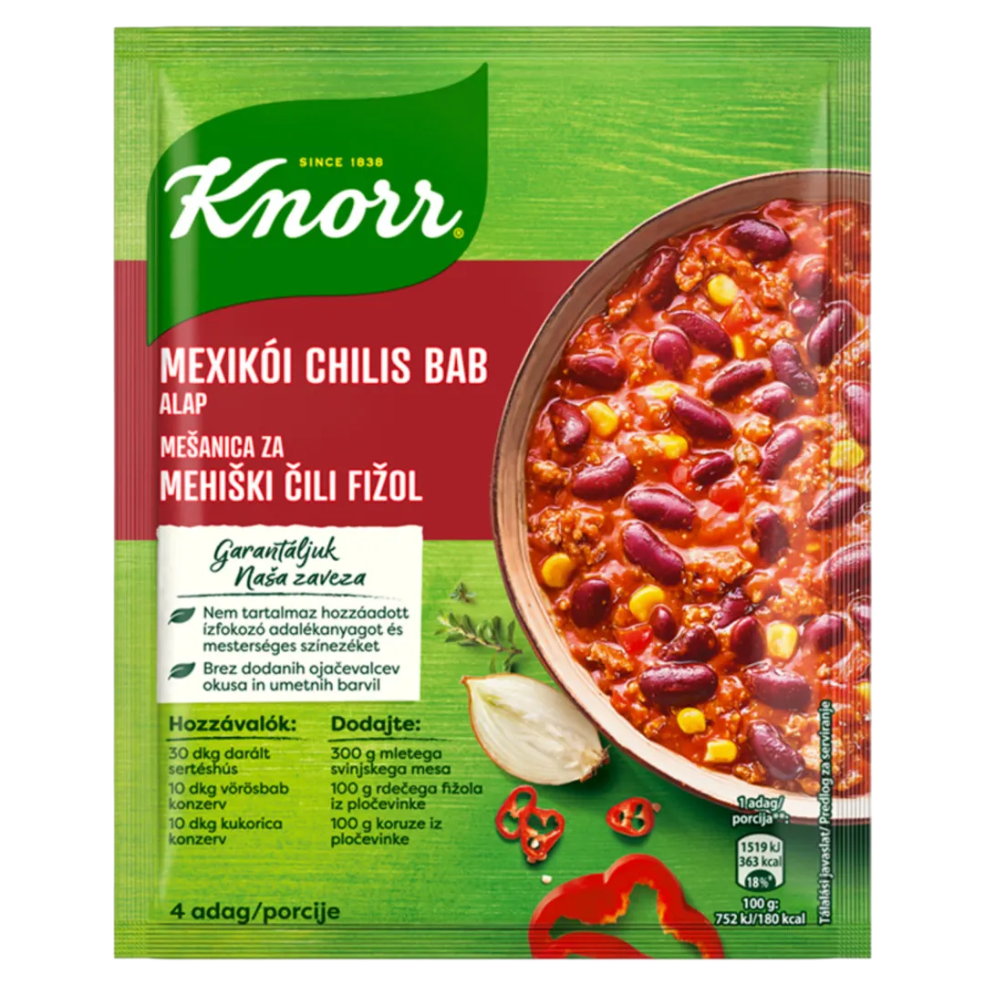 Knorr mexikói chilis bab alap 50 g