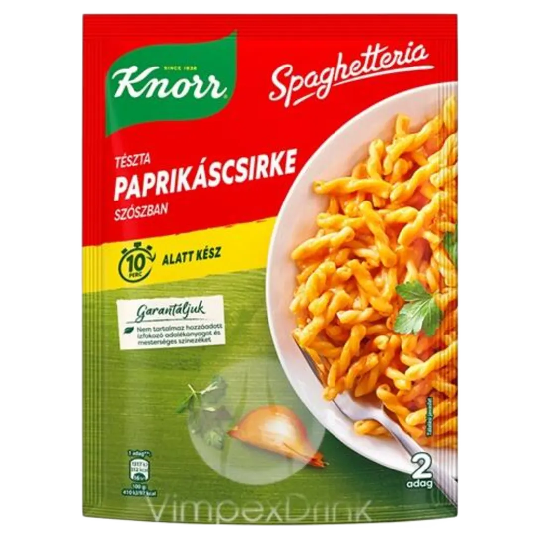 Knorr tészta paprikás csirkés szószban 168 g