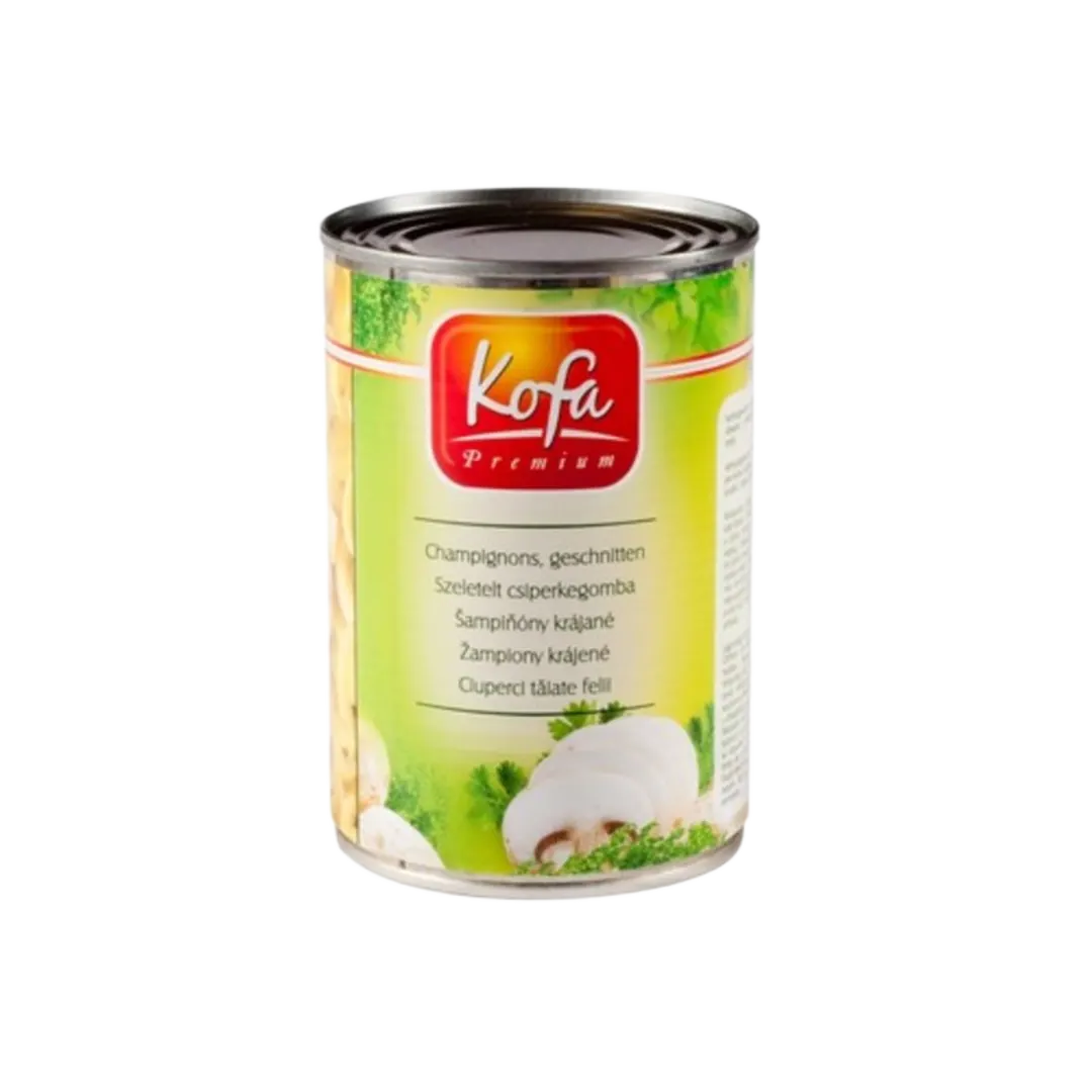 Kofa szeletelt csiperkegomba sós lében 400 g