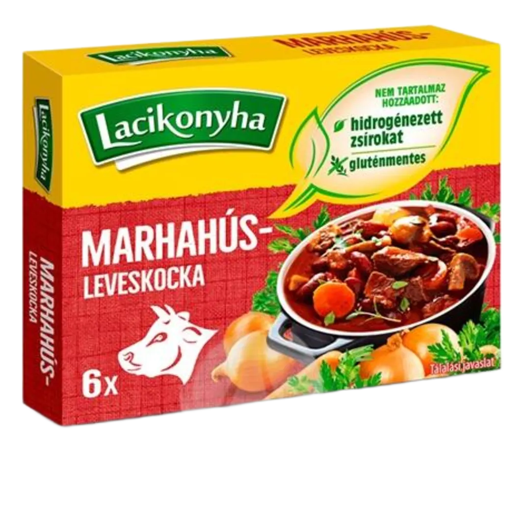 Lacikonyha marhahúsleveskocka 6 × 10 g (60 g)