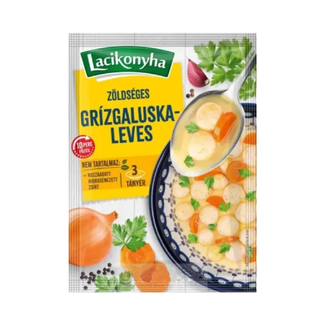 Lacikonyha zöldséges grízgaluskaleves 40 g