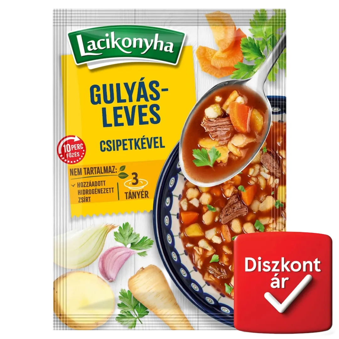 Lacikonyha gulyásleves csipetkével 71 g