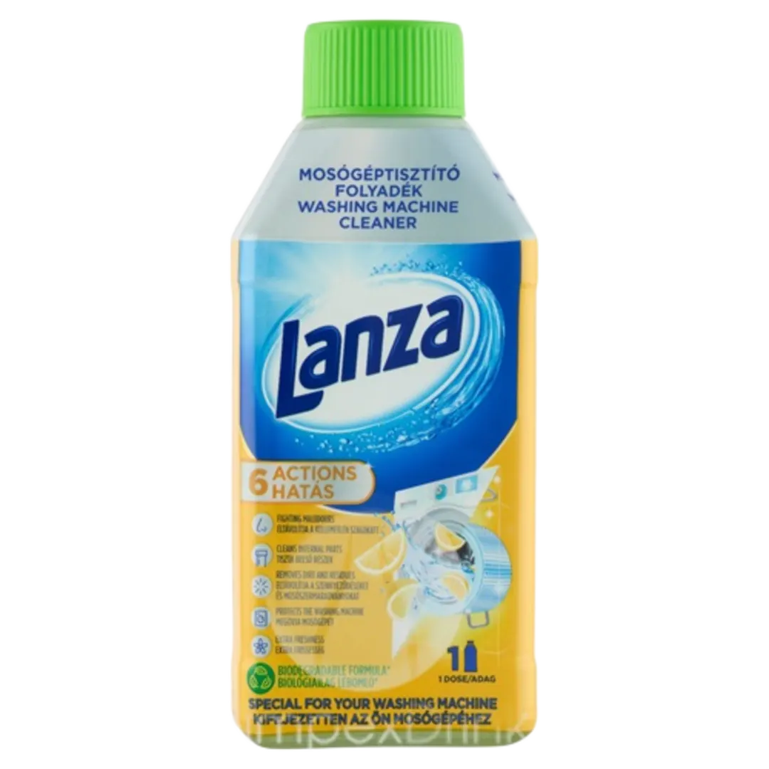 Lanza Citromos Frissesség mosógéptisztító folyadék - 250 ml