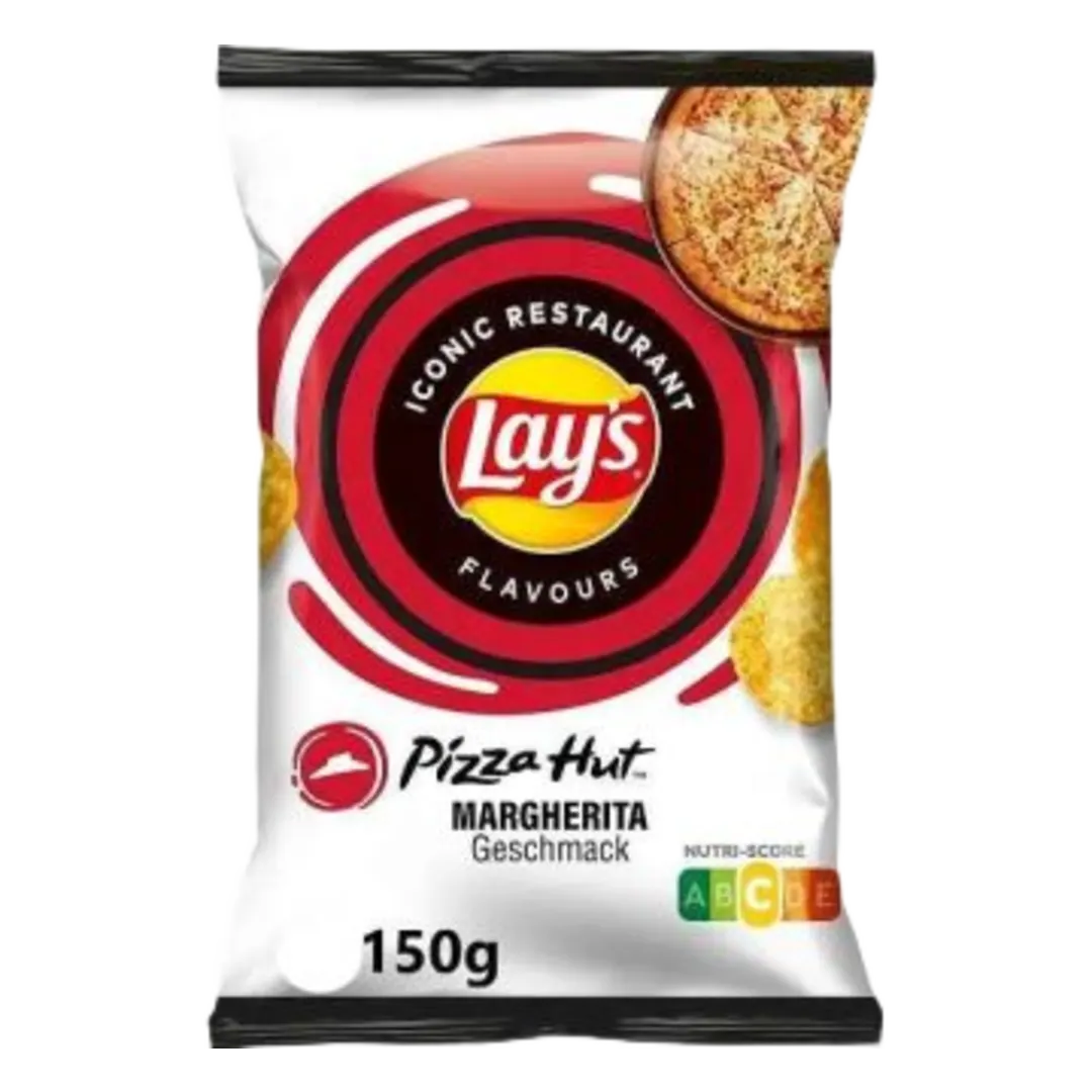 Lay's Pizza Hut Margherita ízű burgonyachips 150 g