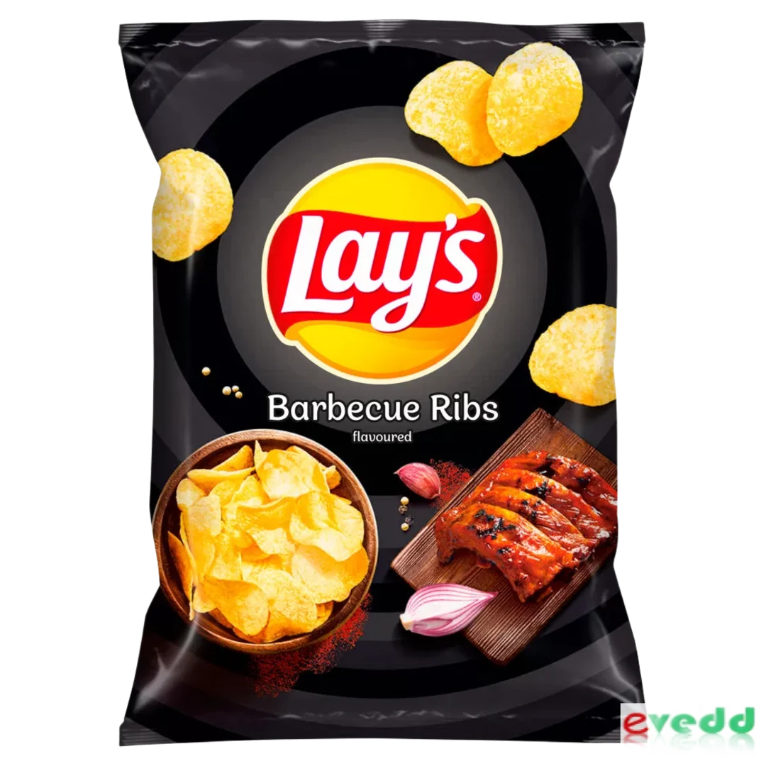 Lay's BBQ Ribs BBQ borda jellegű burgonyachips 60 g