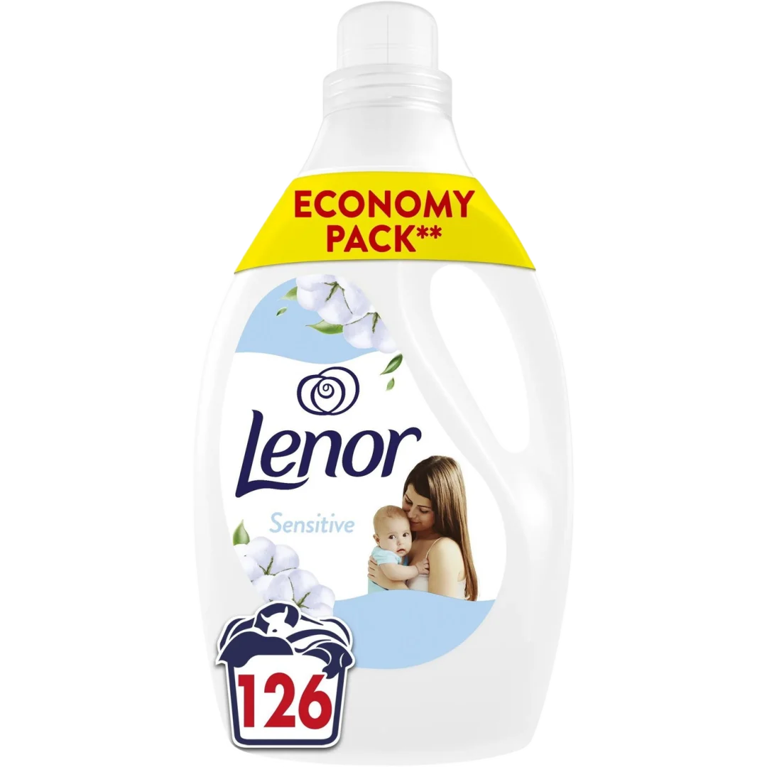 Lenor Gold Sensitive öblítő - 2,65 l, 126 mosás
