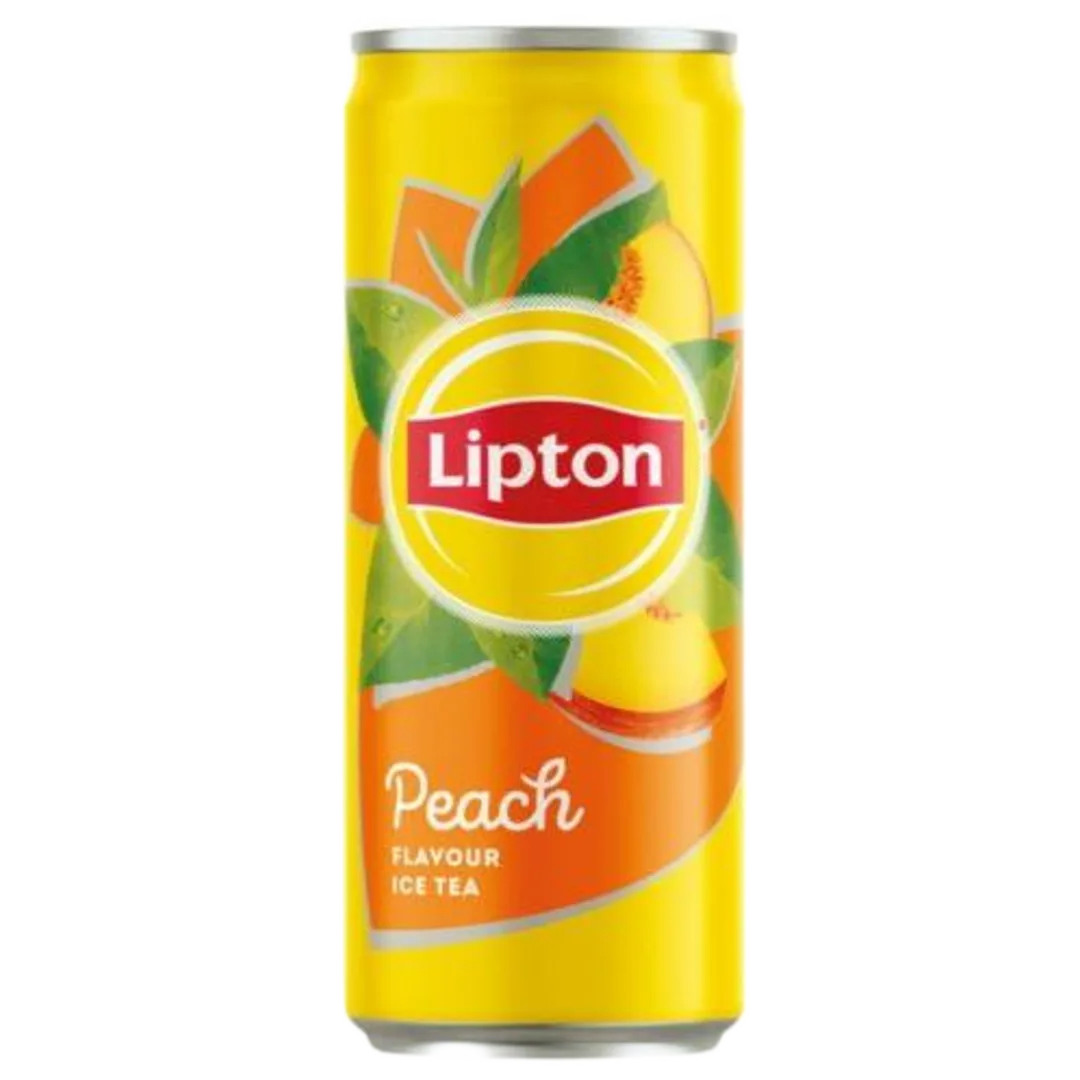 Lipton Ice Tea Peach őszibarackízű fekete teás szénsavmentes üdítőital DRS 330 ml