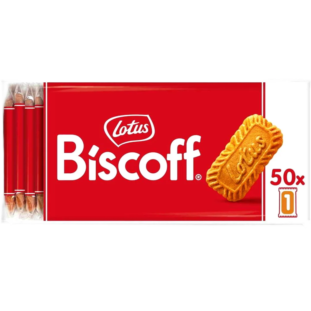 Lotus Biscoff karamellizált keksz 50 db, egyenként csomagolva 312,5 g