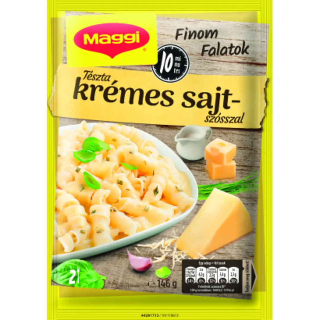 Maggi Finom Falatok PárPerc tészta krémes négysajtos szósszal 146 g