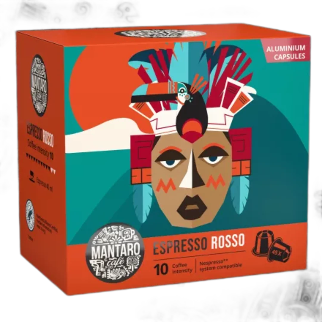 Mantaro Espresso Rosso Nespresso-kompatibilis alumínium kávékapszula 45 db