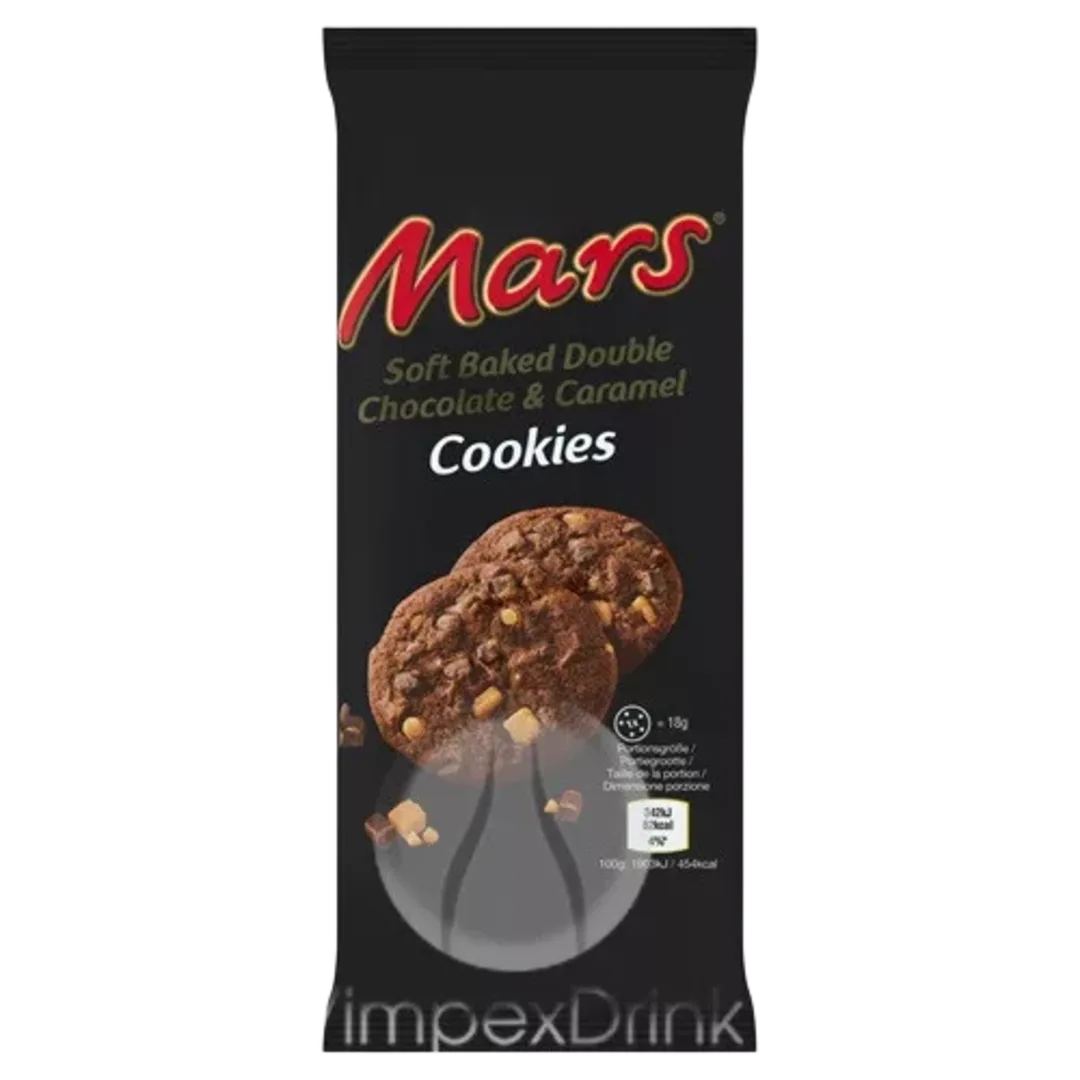 Mars Cookies puha csokoládés keksz karamellel és tejcsokoládé-darabokkal 162 g