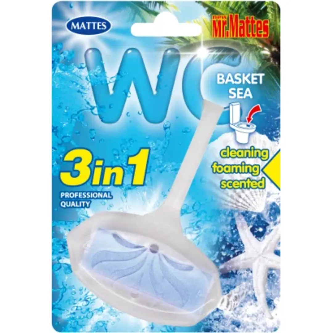 Mr. Mattes 3in1 Ocean WC-kosár - 40 g