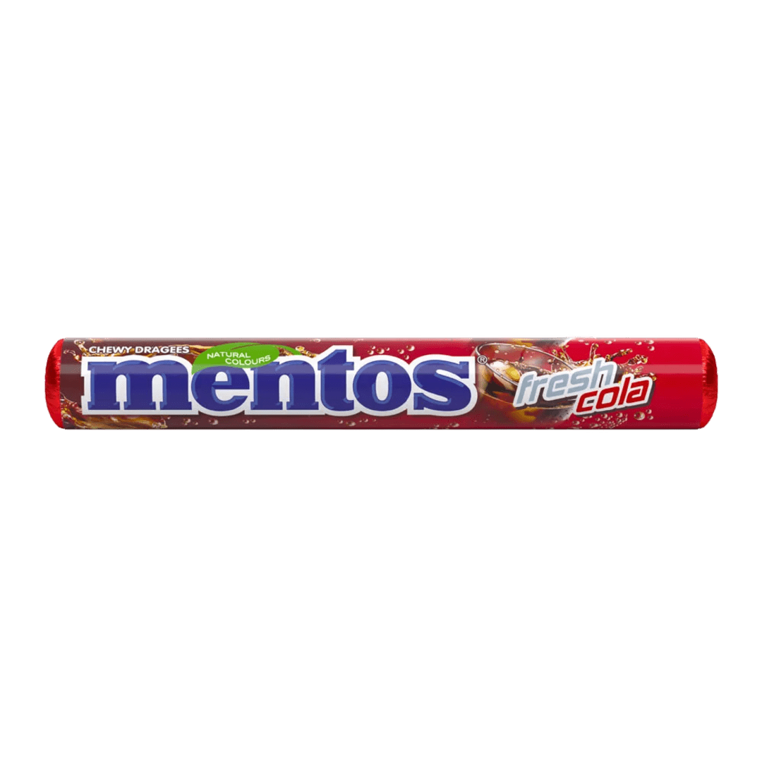 Mentos Fresh Cola kóla ízű cukordrazsé 37,5 g