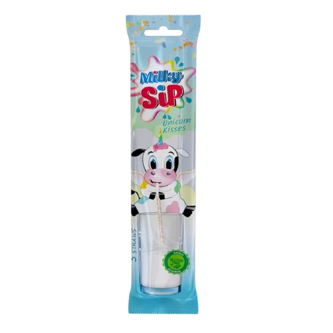 Milky Sip Unikornis ízű tejben oldódó szívószál 5 × 6 g (30 g)