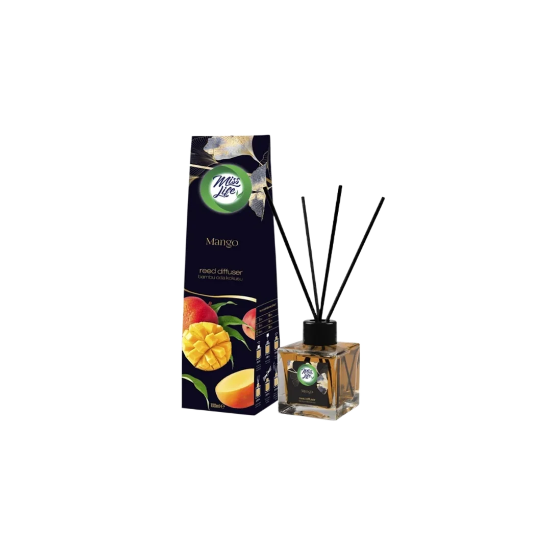 Miss Life Bamboo Mango pálcikás lakásillatosító, 100 ml