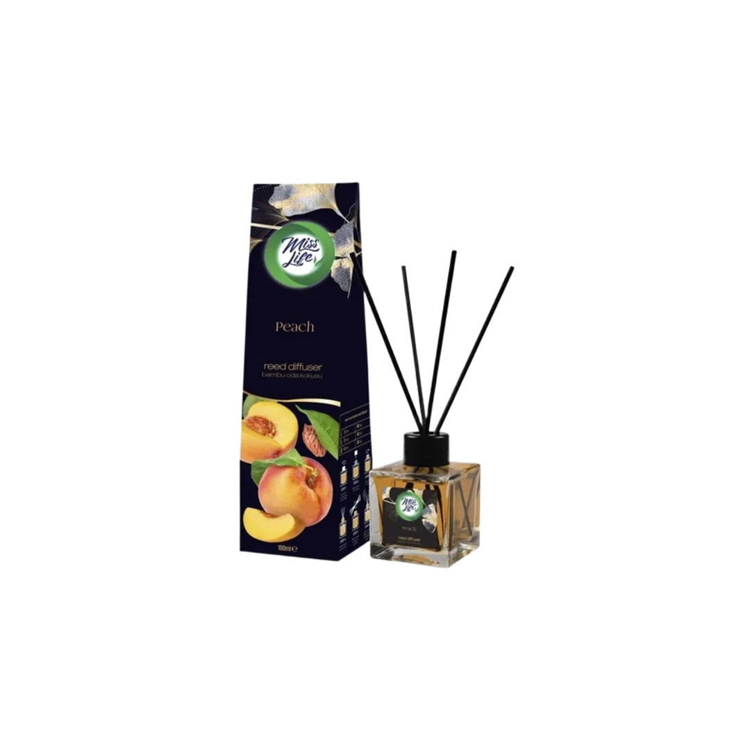 Miss Life Bamboo Peach barack illatú pálcikás 100 ml
