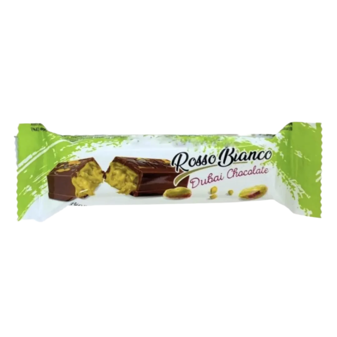 Mr. Bite tejcsokoládéval bevont, pisztáciakrémmel töltött ostya 32 g