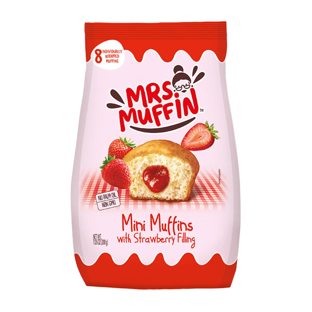 Mrs. Muffin mini muffin epres töltelékkel 200 g