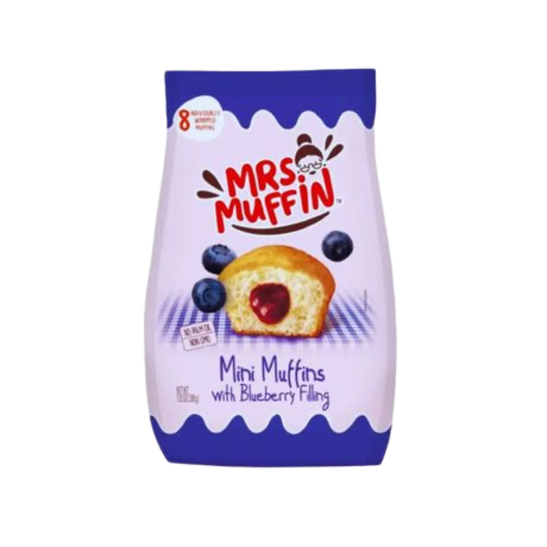 Mrs. Muffin mini muffin áfonyás töltelékkel 200 g