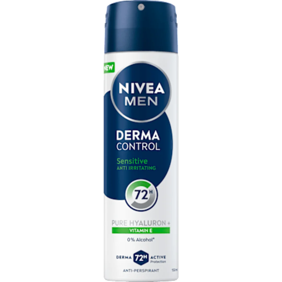 NIVEA Men Derma Control dezodor spray, 150 ml