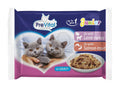 PreVital Junior válogatás nedves macskaeledel 4 × 100 g (400 g)