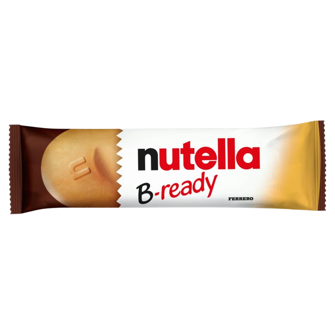 Nutella B-ready ropogós ostya kakaós mogyorókrémmel és búzakészítménnyel töltve 22 g